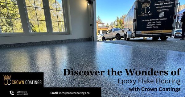 Discover the Wonders of Epoxy Flake Flooring with Crown Coatings