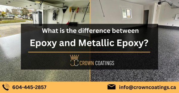 What is the difference between Epoxy and Metallic Epoxy?