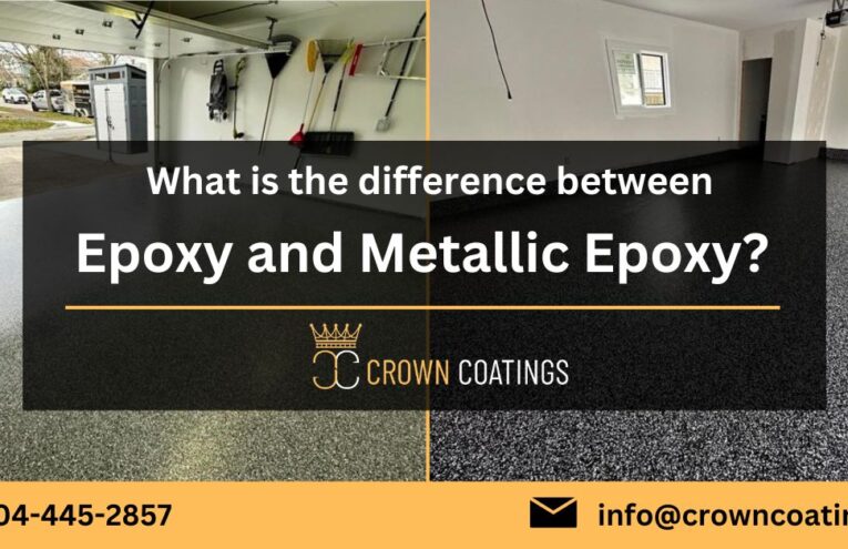 What is the difference between Epoxy and Metallic Epoxy?