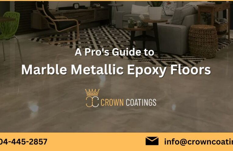 A Pro's Guide to Marble Metallic Epoxy Floors
