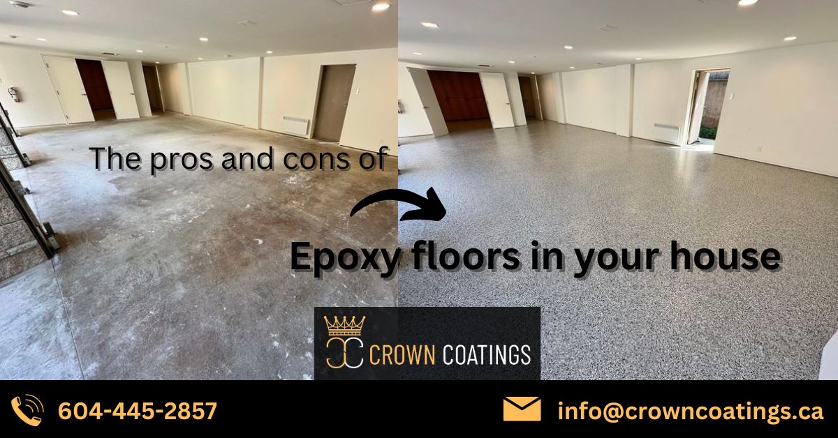 The pros and cons of Epoxy floors in your house