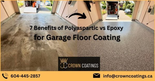 7 Benefits of Polyaspartic vs Epoxy for Garage Floor Coating