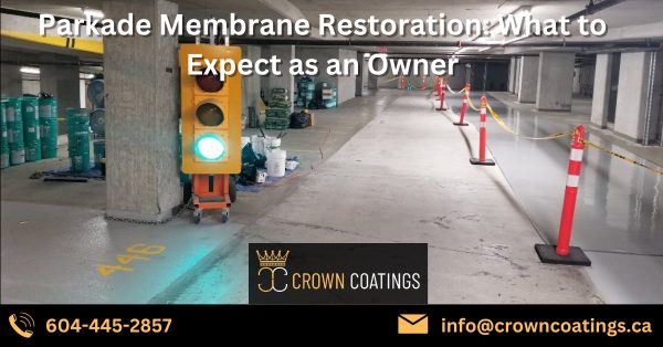 Parkade Membrane Restoration: What to Expect as an Owner