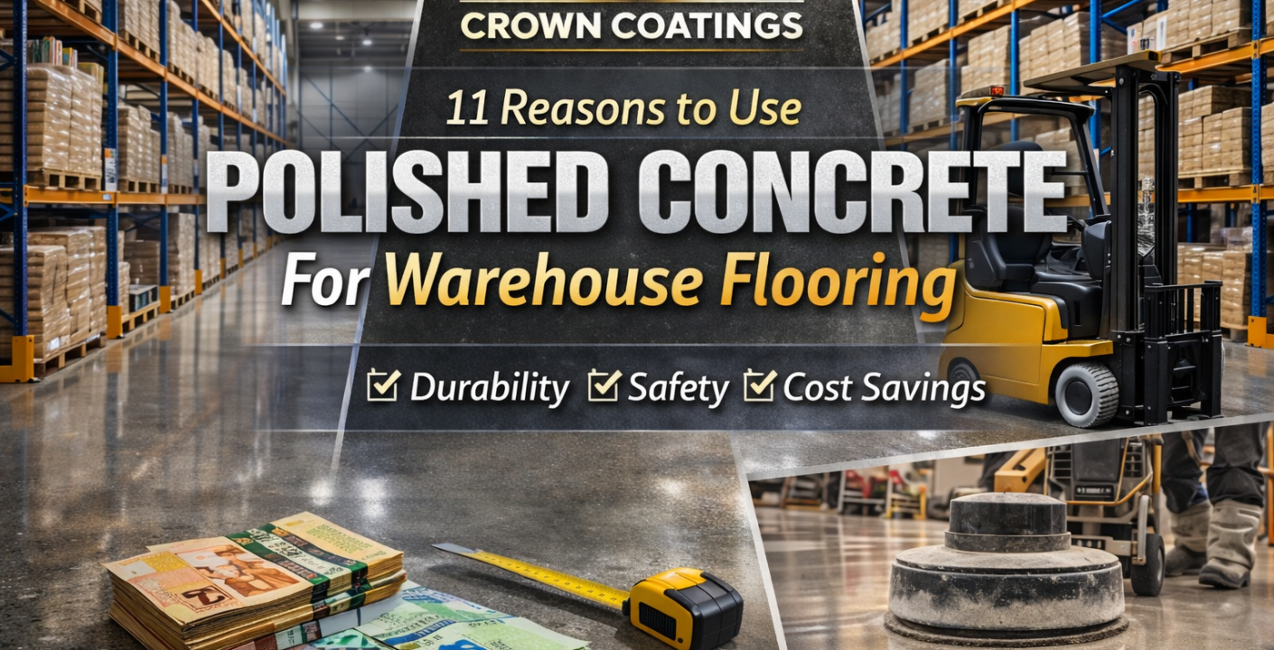 11 Reasons to use Polished Concrete for Warehouse Flooring