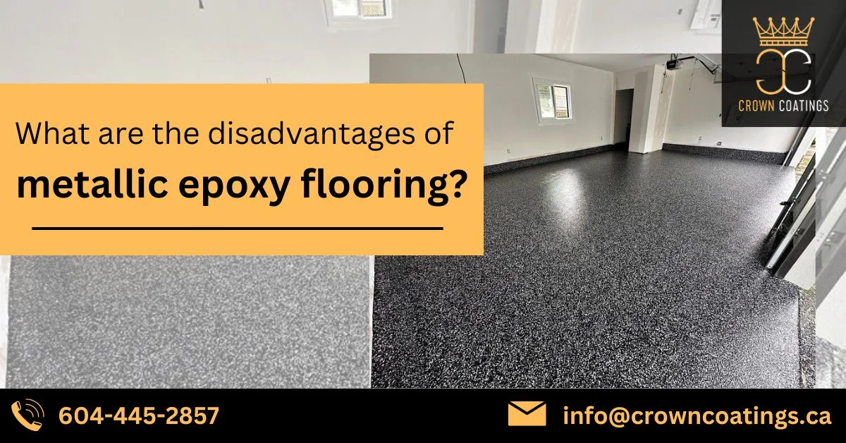 What are the Disadvantages of Metallic Epoxy Flooring?